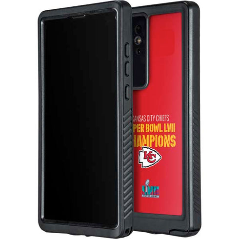 NFL Kansas City Chiefs Super Bowl LVII Champions Galaxy S24 Ultra Waterproof Case