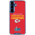 NFL Kansas City Chiefs Super Bowl LVII Champions Galaxy S25 Clear Case