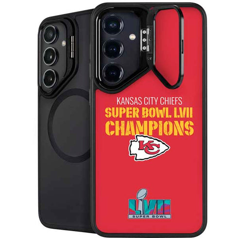 NFL Kansas City Chiefs Super Bowl LVII Champions Galaxy S26 Plus Kickstand Case