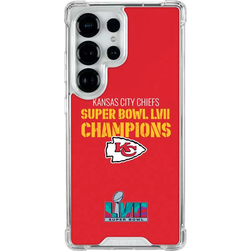 NFL Kansas City Chiefs Super Bowl LVII Champions Galaxy S26 Ultra Clear Case