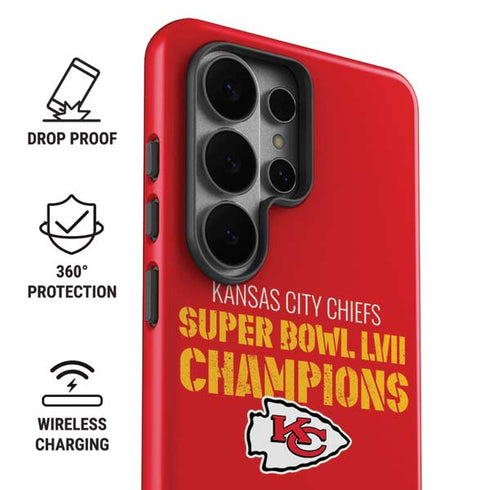 NFL Kansas City Chiefs Super Bowl LVII Champions Galaxy S26 Ultra Impact Case