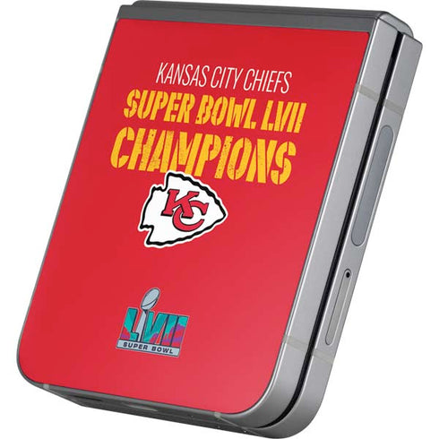 NFL Kansas City Chiefs Super Bowl LVII Champions Galaxy Z Flip6 Skin