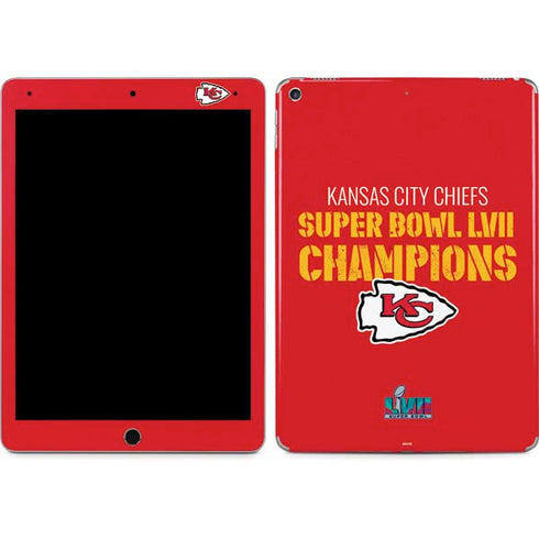 NFL Kansas City Chiefs Super Bowl LVII Champions iPad Skins