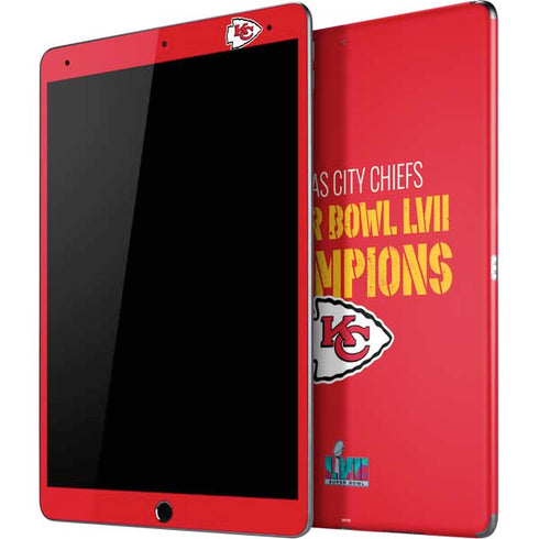 NFL Kansas City Chiefs Super Bowl LVII Champions iPad Skins