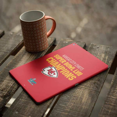 NFL Kansas City Chiefs Super Bowl LVII Champions iPad Skins