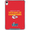 NFL Kansas City Chiefs Super Bowl LVII Champions iPad 11th Gen (2025) Clear Case