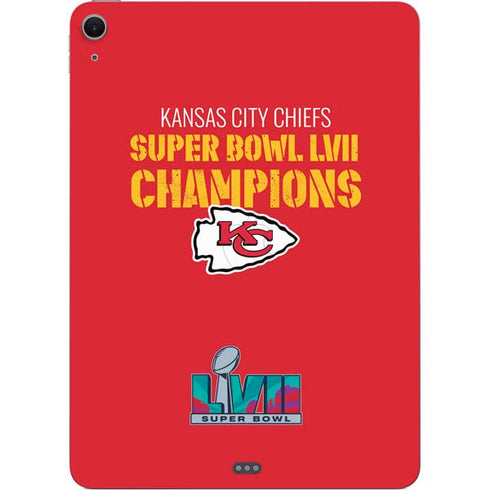 NFL Kansas City Chiefs Super Bowl LVII Champions Apple iPad Air Skin