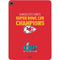 NFL Kansas City Chiefs Super Bowl LVII Champions Apple iPad Air Skin