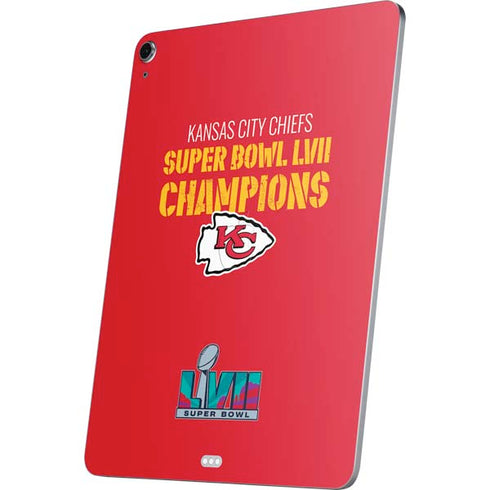 NFL Kansas City Chiefs Super Bowl LVII Champions Apple iPad Air Skin
