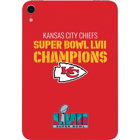 NFL Kansas City Chiefs Super Bowl LVII Champions Apple iPad Mini Skin