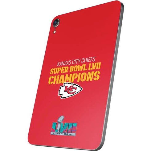 NFL Kansas City Chiefs Super Bowl LVII Champions Apple iPad Mini Skin