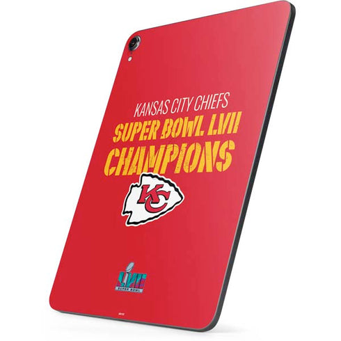 NFL Kansas City Chiefs Super Bowl LVII Champions Apple iPad Pro Skin