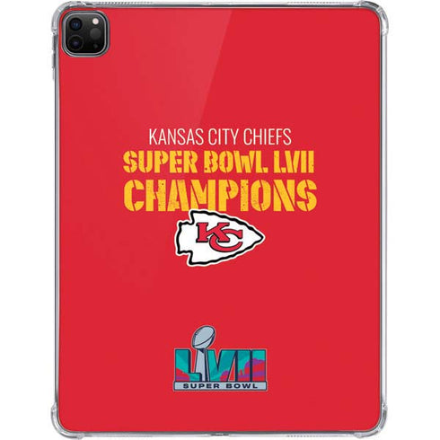 NFL Kansas City Chiefs Super Bowl LVII Champions iPad Pro 11in (2024) Clear Case