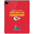 NFL Kansas City Chiefs Super Bowl LVII Champions iPad Pro 11in (2024) Clear Case