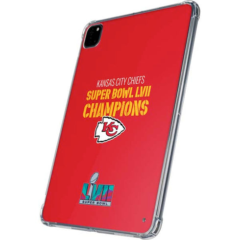 NFL Kansas City Chiefs Super Bowl LVII Champions iPad Pro 11in (2024) Clear Case