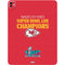 NFL Kansas City Chiefs Super Bowl LVII Champions iPad Pro 13in M4 (2024) Skin