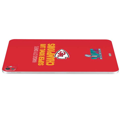 NFL Kansas City Chiefs Super Bowl LVII Champions iPad Pro 13in M4 (2024) Skin