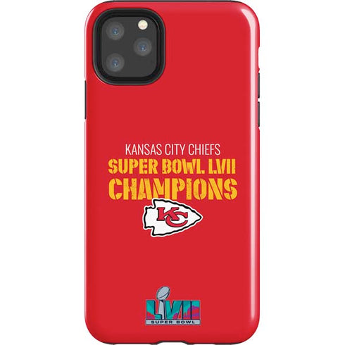 NFL Kansas City Chiefs Super Bowl LVII Champions iPhone Cases