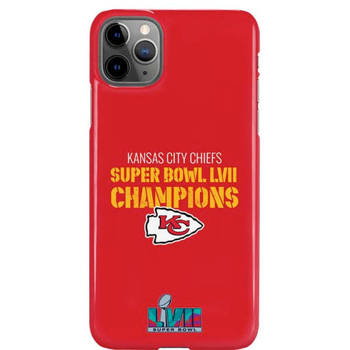 NFL Kansas City Chiefs Super Bowl LVII Champions iPhone Cases