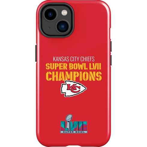 NFL Kansas City Chiefs Super Bowl LVII Champions iPhone 15 Impact Case