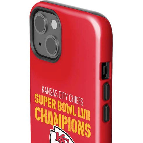 NFL Kansas City Chiefs Super Bowl LVII Champions iPhone 15 Impact Case