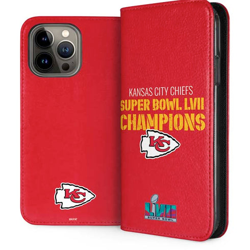 NFL Kansas City Chiefs Super Bowl LVII Champions iPhone Cases