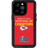 NFL Kansas City Chiefs Super Bowl LVII Champions iPhone 15 Pro Waterproof Case