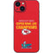 NFL Kansas City Chiefs Super Bowl LVII Champions iPhone 15 Skin