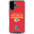 NFL Kansas City Chiefs Super Bowl LVII Champions iPhone 16 Clear Case