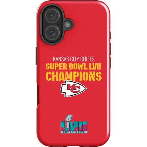 NFL Kansas City Chiefs Super Bowl LVII Champions iPhone 16 Impact Case