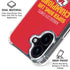 NFL Kansas City Chiefs Super Bowl LVII Champions iPhone 16 Plus Clear Case