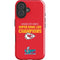 NFL Kansas City Chiefs Super Bowl LVII Champions iPhone 16 Plus Impact Case