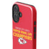 NFL Kansas City Chiefs Super Bowl LVII Champions iPhone 16 Plus Impact Case
