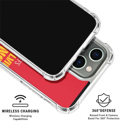 NFL Kansas City Chiefs Super Bowl LVII Champions iPhone 16 Pro Clear Case