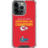 NFL Kansas City Chiefs Super Bowl LVII Champions iPhone 16 Pro Max Clear Case