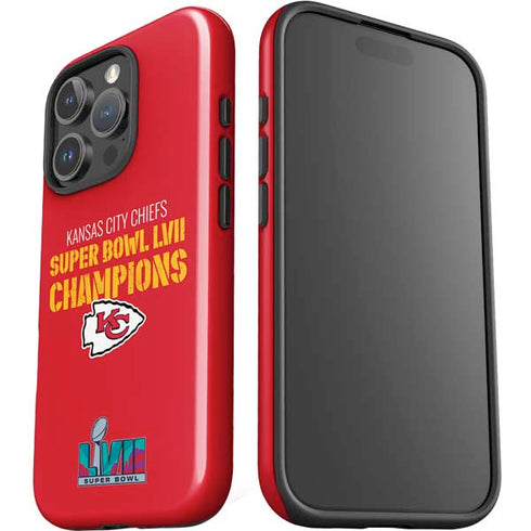 NFL Kansas City Chiefs Super Bowl LVII Champions iPhone 16 Pro Max Impact Case