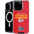 NFL Kansas City Chiefs Super Bowl LVII Champions iPhone 16 Pro Max MagSafe Case