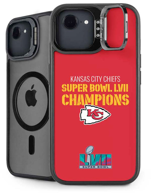 NFL Kansas City Chiefs Super Bowl LVII Champions iPhone 16e Kickstand Case