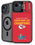 NFL Kansas City Chiefs Super Bowl LVII Champions iPhone 16e Kickstand Case
