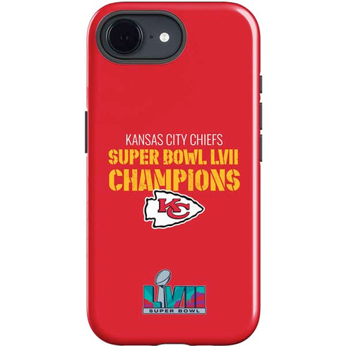 NFL Kansas City Chiefs Super Bowl LVII Champions iPhone 16e Impact Case
