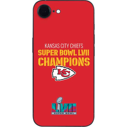 NFL Kansas City Chiefs Super Bowl LVII Champions iPhone 16e Skin