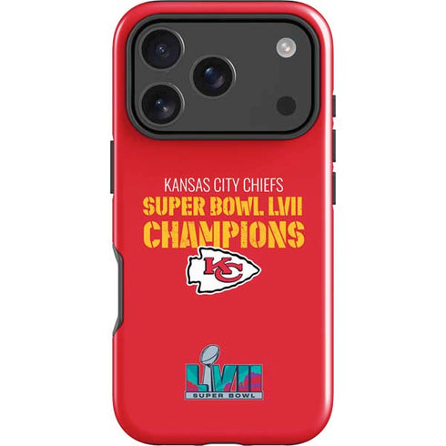NFL Kansas City Chiefs Super Bowl LVII Champions iPhone 18 Pro Impact Case