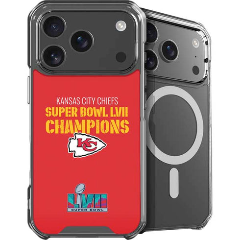 NFL Kansas City Chiefs Super Bowl LVII Champions iPhone 18 Pro MagSafe Case