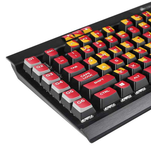 NFL Kansas City Chiefs Super Bowl LVII Champions K95 RGB PLATINUM Mechanical Gaming Keyboard Skin