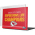 NFL Kansas City Chiefs Super Bowl LVII Champions MacBook Pro 14in (2021-24) Case plus Skin