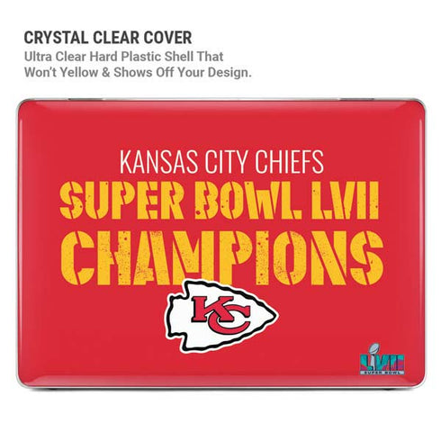 NFL Kansas City Chiefs Super Bowl LVII Champions MacBook Pro 14in (2021-24) Case plus Skin