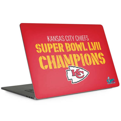 NFL Kansas City Chiefs Super Bowl LVII Champions MacBook Skins