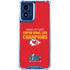NFL Kansas City Chiefs Super Bowl LVII Champions Moto G 5G (2024) Clear Case