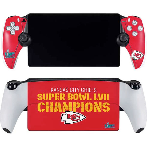 NFL Kansas City Chiefs Super Bowl LVII Champions PlayStation Portal Remote Player Skin