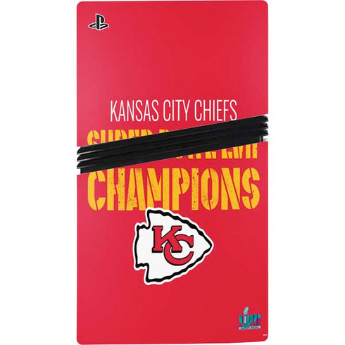 NFL Kansas City Chiefs Super Bowl LVII Champions PS5 Pro Console Skin